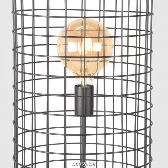 LABEL 51 Vloerlamp Solido Zwart Metaal.