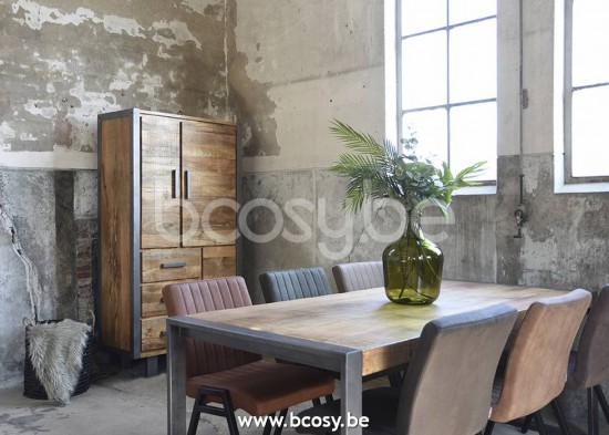 LABEL 51 Dining chair Matz Cognac Microfiber.