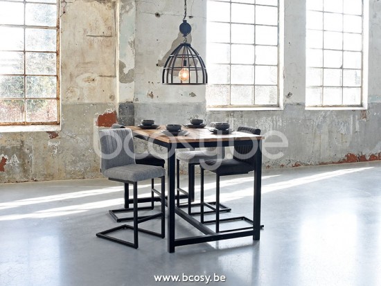 LABEL51 Tabouret de bar Milo Zinc Weave Laag.