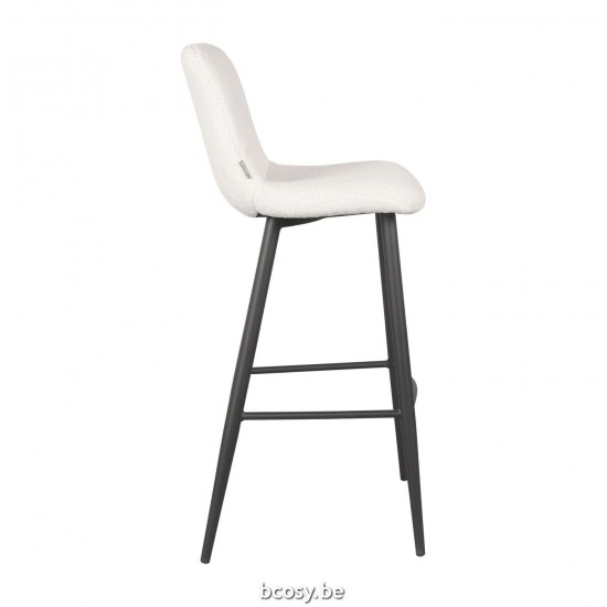 LABEL 51 Barkruk Jep Ivory Teddy Zithoogte 78.