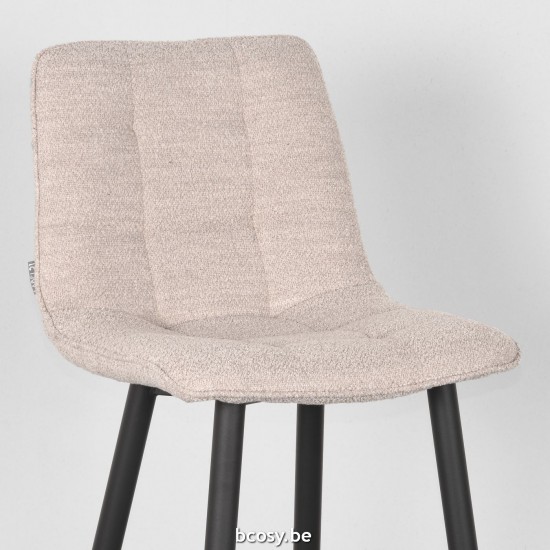 LABEL51 Tabouret Hauteur d'assise 65 Jelt Naturel Boucle.