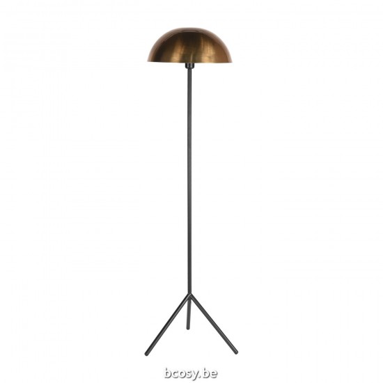 LABEL51 Vloerlamp Globe Antiek Goud Metaal One Size.