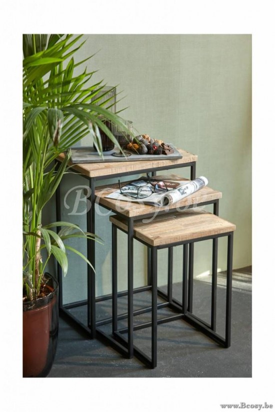 Lifestyle RECHTHOEKIGE SALONTAFEL SET MICHAEL Lifestyle94 SALONTAFELSET/3 RECHTHOEKIG MICHAEL