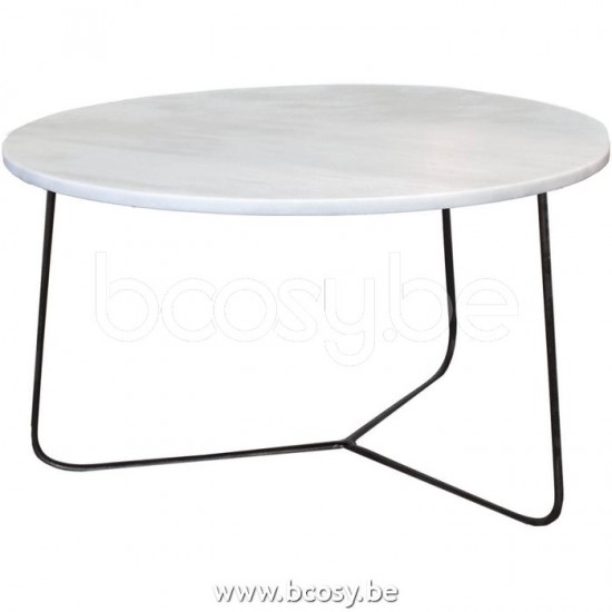 Lifestyle TABLE BASSE RONDE MINNESOTA D80X40