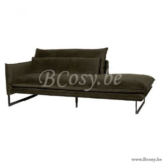 Lifestyle CANAPÉ 1 SIÈGE MILAN SEVEN HUNTER GREEN 156 B80/H88/D90