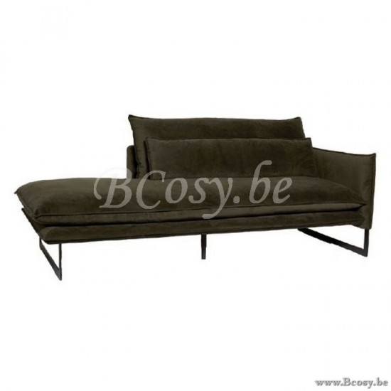Lifestyle SOFA 1 SITZ MILAN SEVEN HUNTER GREEN 156 B80/H88/D90