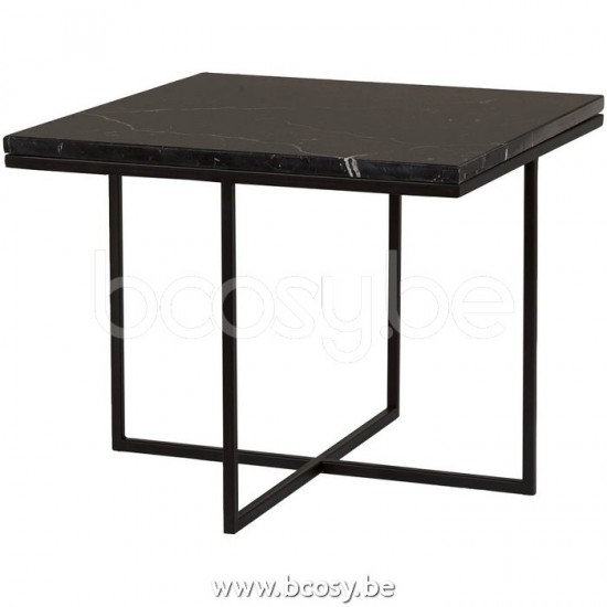 Lifestyle COUCHTISCH BRANDON SCHWARZ 50X50X46