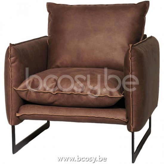 Lifestyle94 Home collection MILAN SOFA 1 SEAT MERSEY TAUPE 3 B80/H88/D90
