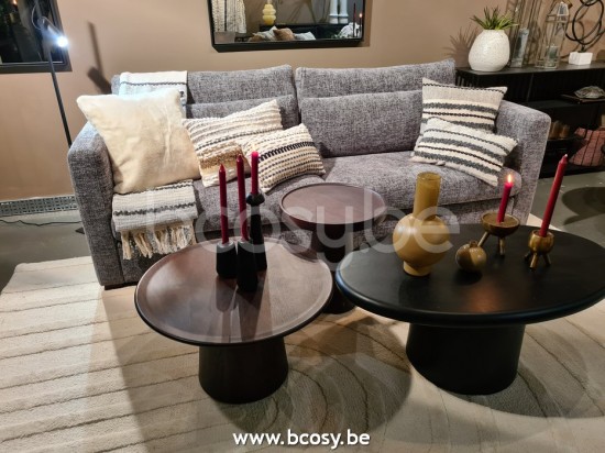 Lifestyle COUCHTISCH DURHAM SCHWARZ Ø 66 x H: 41 CM