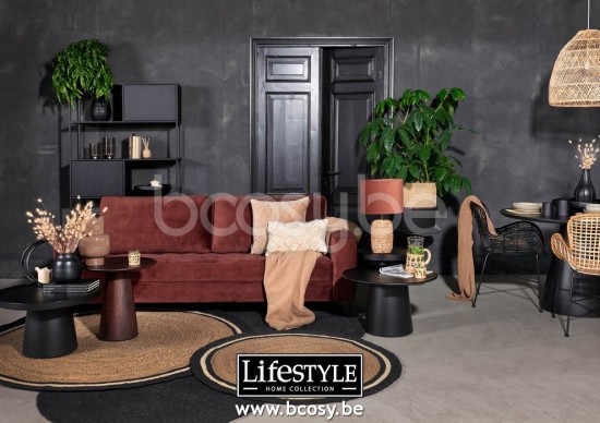 Lifestyle SOFA 3-ZITS ROME AQUILA BLUSH 92 B218/H85/D91 Lifestyle94 SOFA 3-ZIT ROME AQUILA BLUSH 92 B218/H85/D91