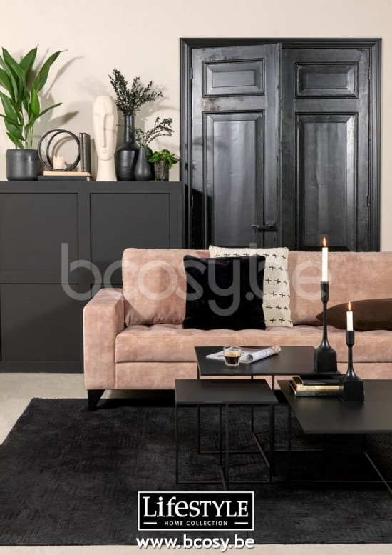 Lifestyle94 Home collection ROME SOFA 3 SEAT AQUILA BLOSSOM 166 B218/H85/D91