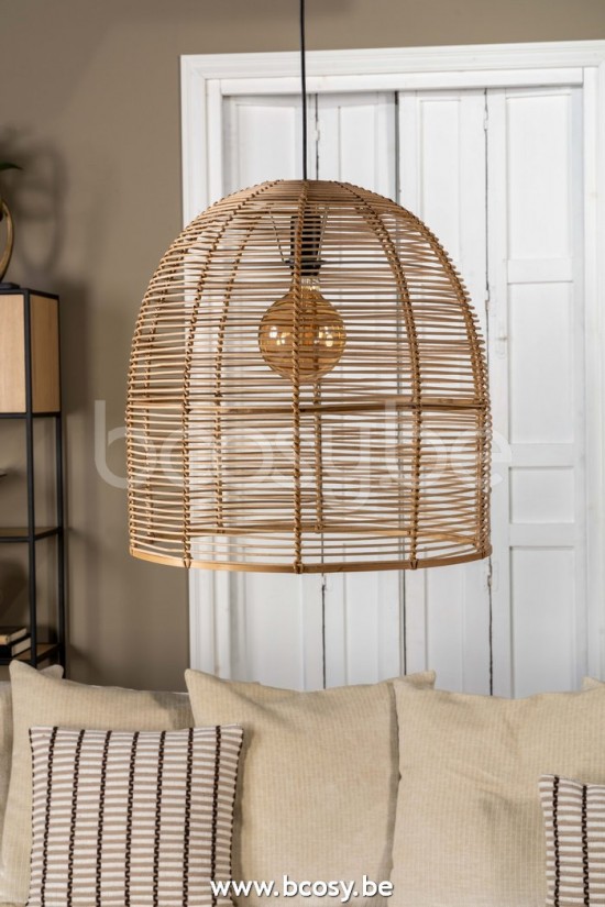 Lifestyle LAMPE SUSPENDUE JOANNA NATUREL 51x51x51 cm