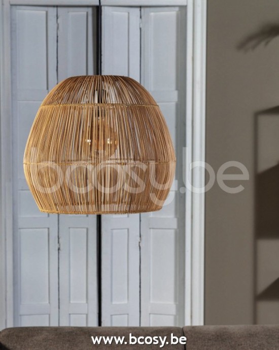 Lifestyle HANGLAMP JOSEPHINE NATURAL L 60x60x52 cm Lifestyle94 HANGLAMP JOSEPHINE NATUREL L 60x60x52 cm