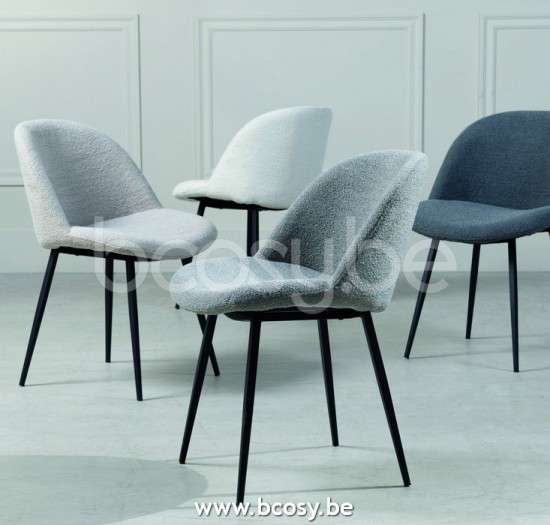 Lifestyle94 Home collection CARRINGTON DINING CHAIR ALPINE GREY