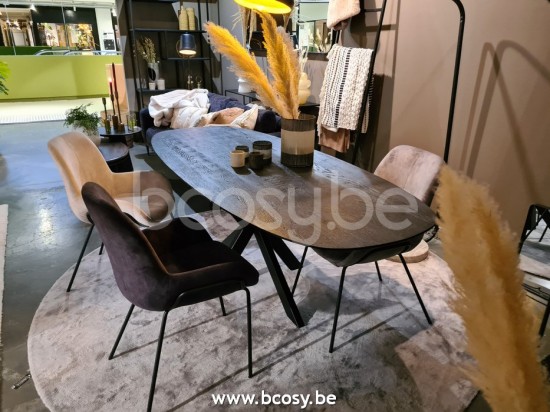 Lifestyle94 Home collection KINSLEY DINING TABLE BLACK 220X90 CM