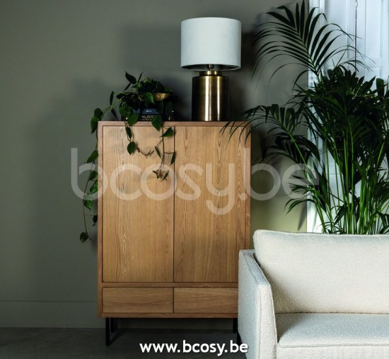 Lifestyle94 Home collection STRATTON CABINET 2 DOOR NATURAL 100X40X150