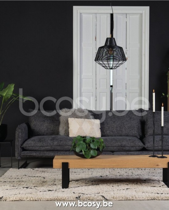 Lifestyle SOFA 4-ZITS MILAN RENEGADE GRAPHITE 66 B280/H88/D100 Lifestyle94 SOFA 4-ZIT MILAN RENEGADE GRAFIET 66 B280/H88/D100