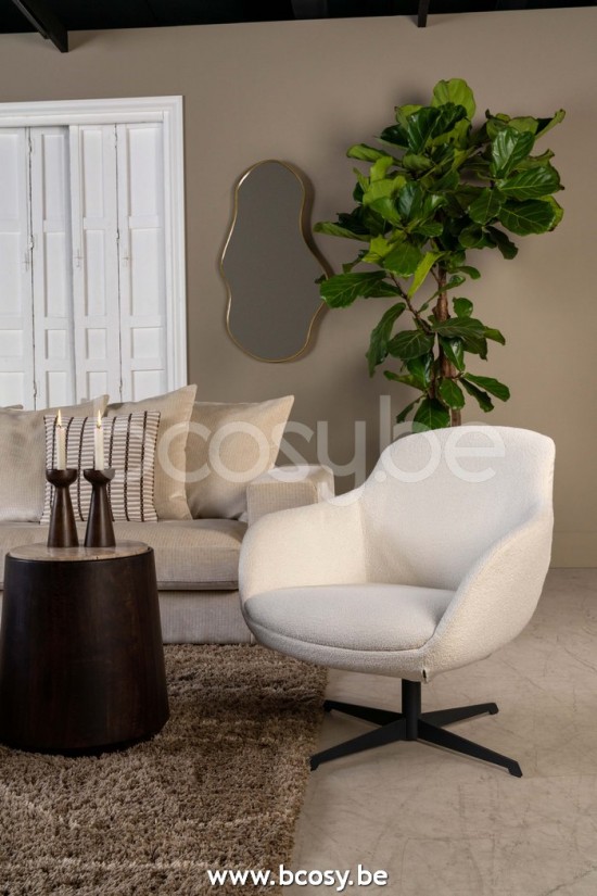 Lifestyle94 Home collection MISSOULA FAUTEUIL ALPINE IVORY 101