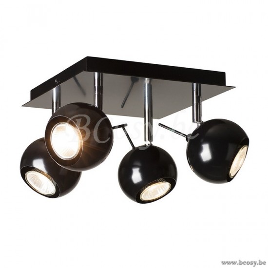 Linea Verdace GEVE ROCCA 4 SQUARE GLOSSY BLACK