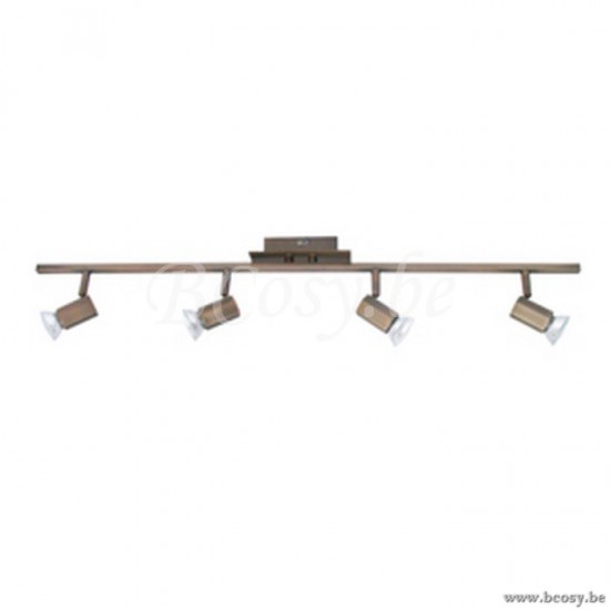 Linea Verdace LV 2800706_B Spot Hexa 4 Lampen gz10 50W 230V Brons