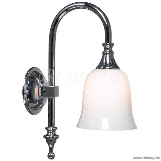 Linea Verdace Bath Classic Boog Opal LV 31241/CH Éclairage Armatures Luminaires D'intérieur Lampes Appliques Murales