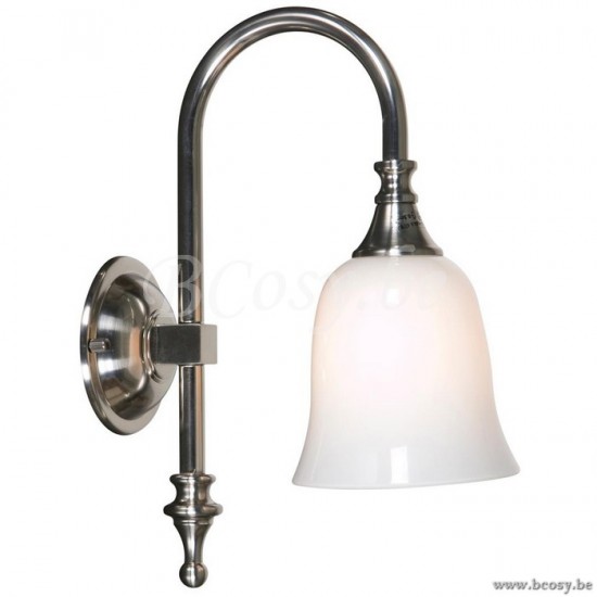 Linea Verdace Bath Classic Boog Opal LV 31241/NM Éclairage Armatures Luminaires D'intérieur Lampes Appliques Murales