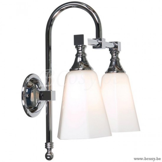 Linea Verdace Bath Classic Boog Opal LV 31262/CH Badkamer Wandlampen Muurlampen Wandverlichting Binnenverlichting
