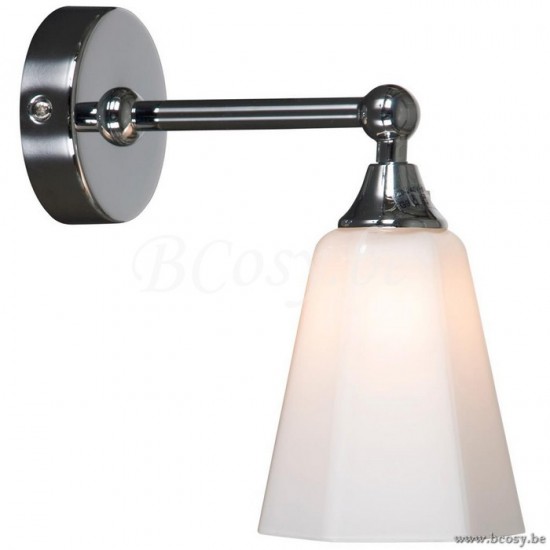 Linea Verdace Bath Classic Opal LV 31272/CH Bathroom Lamps Wall Lamps Lights Indoor Lighting