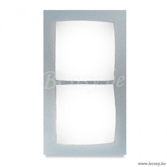 Linea Verdace LV 32019_NM Wandlicht Window Nikkel Mat 2X60W E14