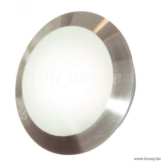 Linea Verdace GEVE PLAF. BEAM ROND NIKKEL MAT G9 D13.5CM