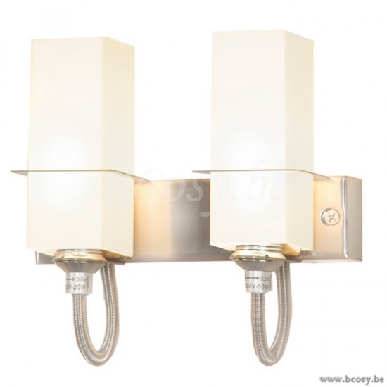 Linea Verdace GEVE WANDLICHT IZA 2XG9 40W NIKKEL MAT