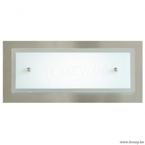 Linea Verdace LV 32122_NM Wandlicht Abano Recta Kl 2 Lampen G9 40W Nikkel Mat