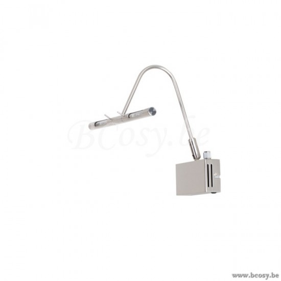 Linea Verdace LV 33010_H_NM Da Vinci Schilderijverlichting Mini Nikkel Mat