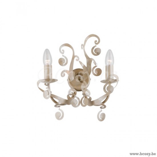 Linea Verdace LV 33020_BI Wandlicht Mila 2x60W Beach Ivory