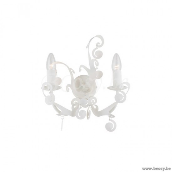 Linea Verdace LV 33020_WF Wandlicht Mila 2x60W White Frost