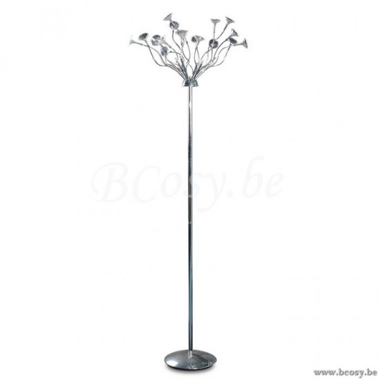 Linea Verdace Minisounds LV 41401/CH Éclairage Armatures Luminaires D'intérieur Lampadaires Lampes Raides Debouts Sur Pied De Sol