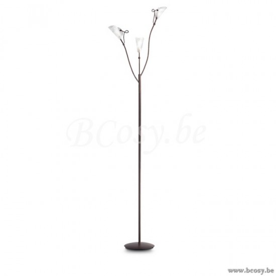 Linea Verdace GEVE VLOERLAMP ETRUSIA 3X40W G9 230V ROESTKL.