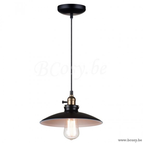 Linea Verdace GEVE RETRO PEND 1L E27 60W MATT BLACK d26