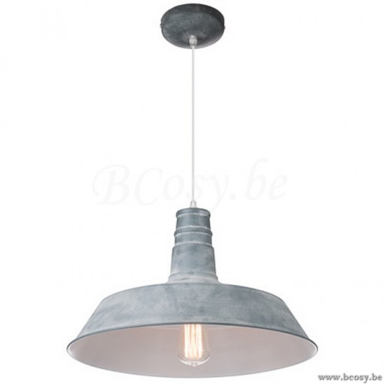 Linea Verdace LV 50144_CON Warehouse Pendel 1 Lamp E27 60W Concrete D45