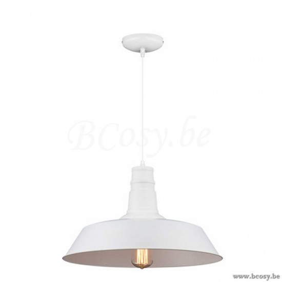 Linea Verdace GEVE WAREHOUSEL PEND 1L E27 60W WHITE MAT WHITE D45