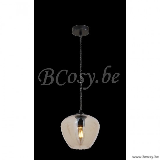 Linea Verdace LV 50171_20_COG Uurna Glass Cognac Pendel D20 1xE27 Max 60w