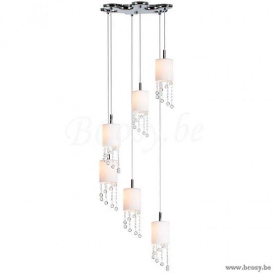 Linea Verdace GEVE TANGO PEND 6L CHROME+MATT OPAL G9 D42H360