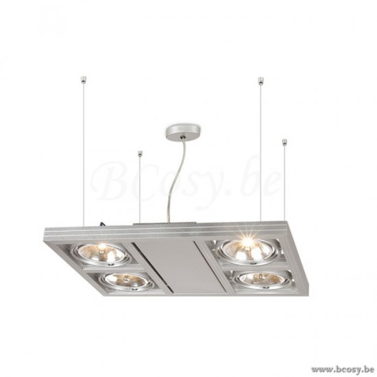 Linea Verdace GEVE PENDEL COOL INCL.4XAR111 50W/12V ALU