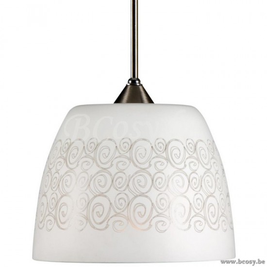 Linea Verdace LV 51816_R Snowdrop Glas Wit Decor Ricc D22 H17
