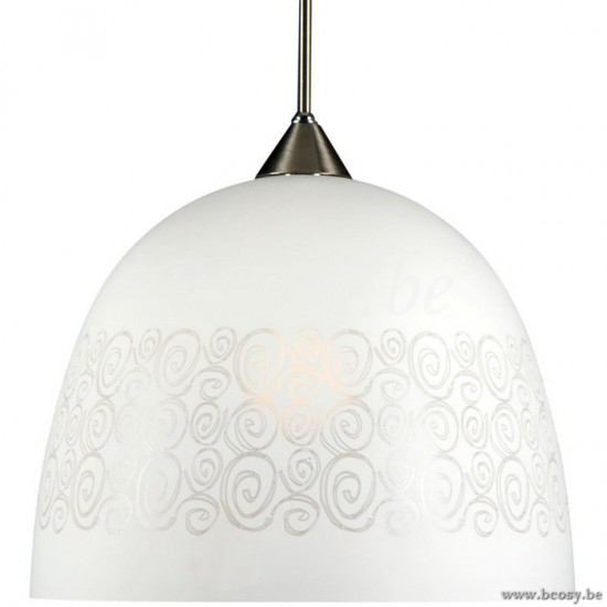 Linea Verdace LV 51817_R Snowdrop Glas Wit Decor Ricc D39 H31