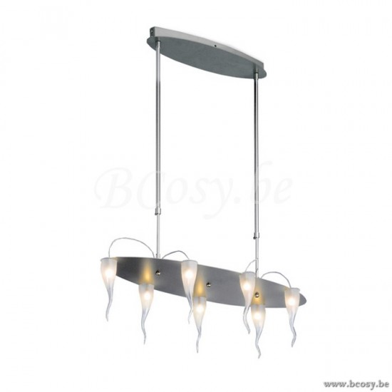 Linea Verdace Iceturn LV 52007/F/NMW Hanglampen Pendels Pendellampen Plafondlampen Plafondverlichting Binnenverlichting