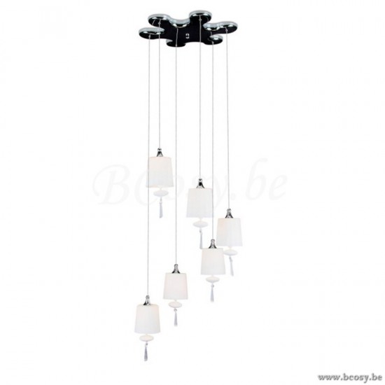 Linea Verdace GEVE DANCE PEND 6X35W CHROME+WIT