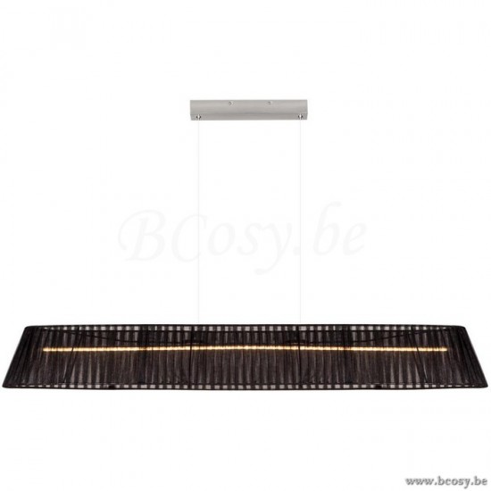 Linea Verdace GEVE ORGANZA PEND LED KAP ZWART DIM