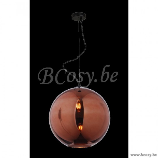 Linea Verdace Bolla Glass LV 53221/40/COP Éclairage Armatures Luminaires Lampes D'intérieur Suspendues Pendantes Suspensions