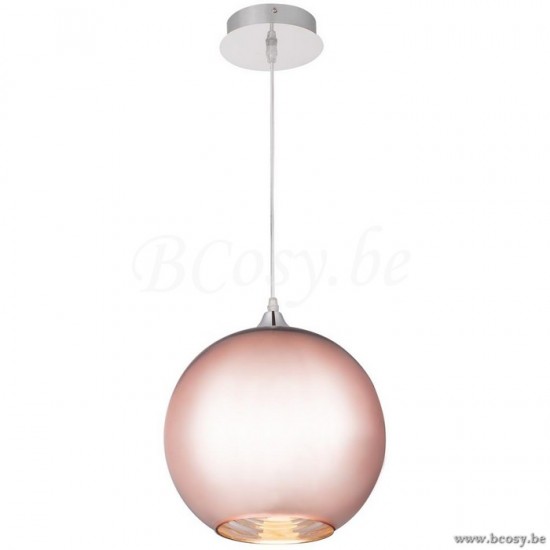Linea Verdace LV 53230_COP Pendel Bolla Mirror Copper D30